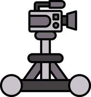 camera dolly vector icoon