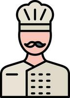 chef-kok vector pictogram