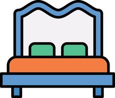 bed vector icoon