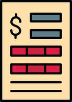 factuur vector pictogram