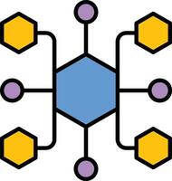 moleculen vector icoon