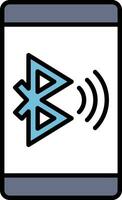 Bluetooth aansluiten vector icoon