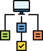 werkstroom vector pictogram