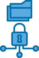 gegevens encryptie vector icoon ontwerp