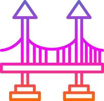 brug vector icoon ontwerp