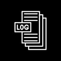 systeem logboeken vector icoon ontwerp
