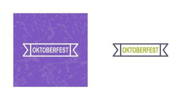 oktoberfeest banier vector icoon