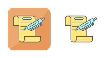 contract vector pictogram