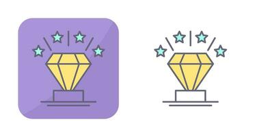 diamant vector pictogram