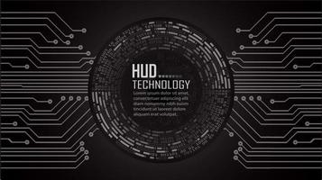 cyber circuit toekomstige technologie concept achtergrond vector