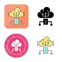 cloud computing vector icon