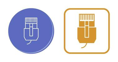 uniek internet kabel vector icoon