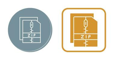 ritssluiting het dossier vector icoon