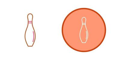 bowling pin vector icon