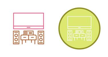 thuisbioscoop vector pictogram