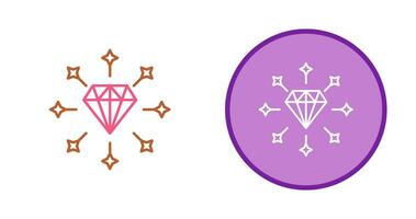 diamant vector pictogram