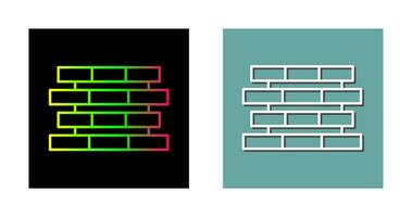 uniek bakstenen vector icoon