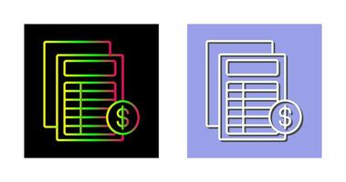 factuur vector pictogram