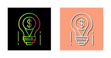 gloeilamp vector pictogram