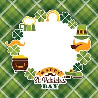 Saint Patricks Day baskground. vector