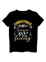 Kerstmis is niet een seizoen gevoel t-shirt ontwerp vector