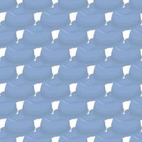 abstracte naadloze plastic babypotten met comfortabel handvat vector