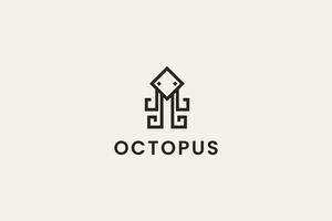 octopus logo vector pictogram illustratie