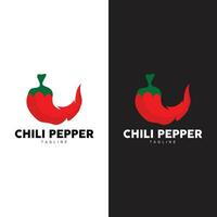 heet Chili logo sjabloon vector illustratie