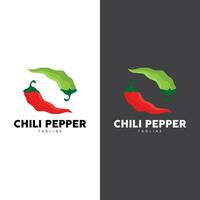 heet Chili logo sjabloon vector illustratie