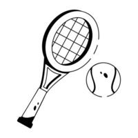 modieus tennis spel vector