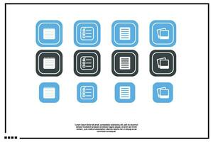 document het dossier icoon of logo vector