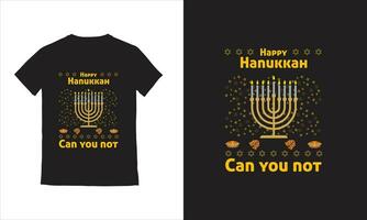gelukkig Chanoeka met kaarsen vieren de licht Joods vakantie illustratie vector