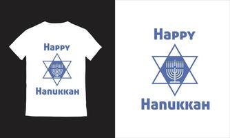gelukkig Chanoeka met kaarsen vieren de licht Joods vakantie illustratie vector