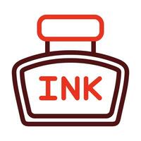 inkt vector dik lijn twee kleur pictogrammen voor persoonlijk en reclame gebruiken.