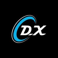 d X brief logo ontwerp. alfabet brieven initialen monogram logo d x. d X logo. d X ontwerp vector