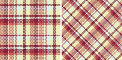 controleren textiel structuur van naadloos patroon vector met een kleding stof Schotse ruit achtergrond plaid.