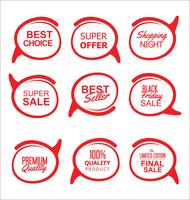 Moderne badges stickers en labels-collectie vector