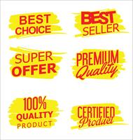 Moderne badges stickers en labels-collectie vector