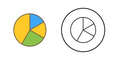 cirkeldiagram vector pictogram