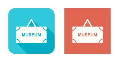 museum label vector icoon