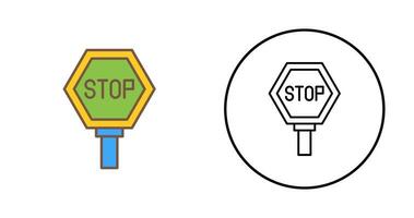 stopbord vector pictogram