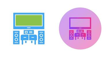 thuisbioscoop vector pictogram