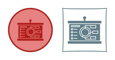 presentatie vector pictogram