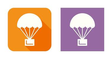 parachute vector pictogram