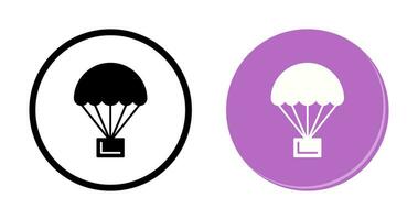 parachute vector pictogram