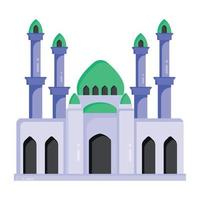 moskee koepel gebouw vector