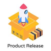 product release en lancering vector