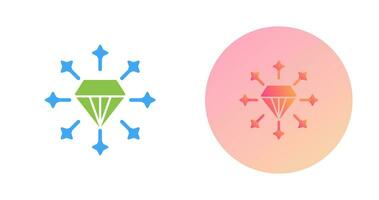 diamant vector pictogram