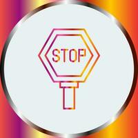 stopbord vector pictogram