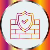 firewall vector pictogram